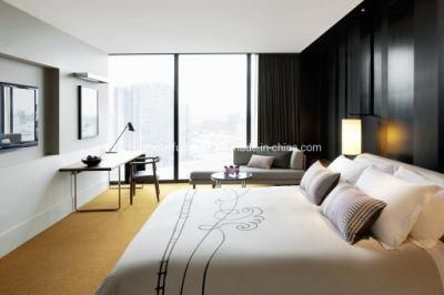 Commercial Hotel Apartment Furniture Modern Villa Living Room Bedroom Furniture Wooden King Size Bed