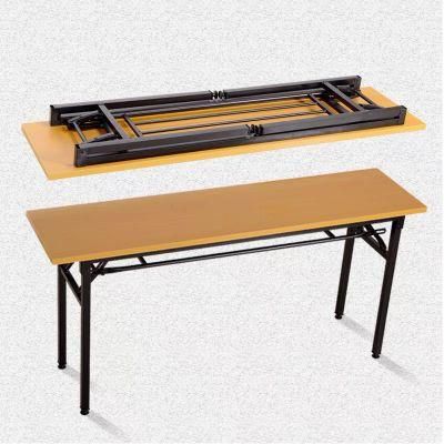 Cheap Study Folding Training Table Foldable Meeting Metal Legs Desk