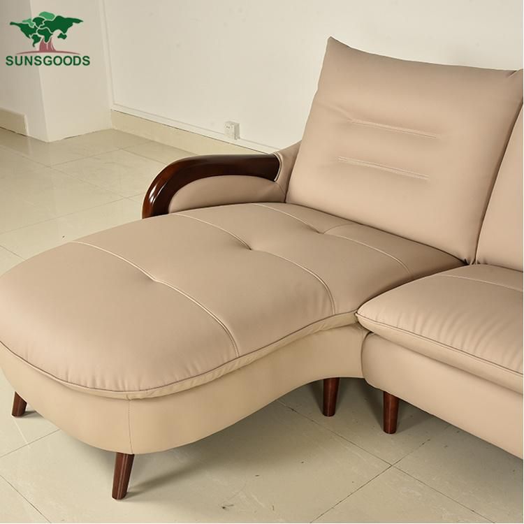 Modern Design Living Room Leisure Sofa Home Furniture Sofa Leisure Sofa Genuine Leather Sofa