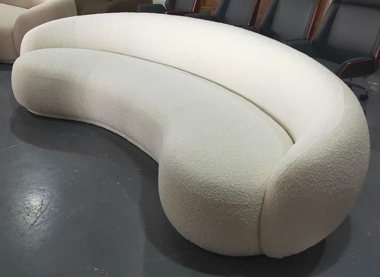 New Modern Luxury High Foam Fabric Upholstery Leisure Sofa for Home Hotel Living Room