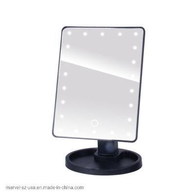 LED Professional Beauty Cosmetic 16/22 Lights Touch Screen Makeup Mirror