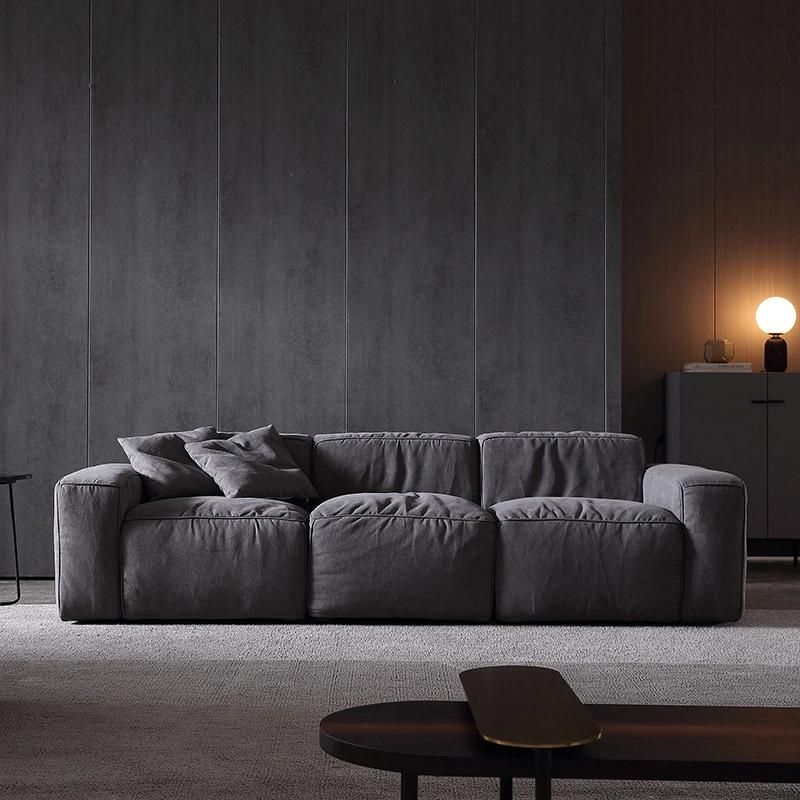 Grey Modern Design Lounge Fabric Home Furniture Couch 1-3 Seaters Living Room Sofa