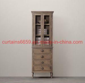 Wooden Bookcase Simple Dining Side Cabinet Bathroom Side Cabinet Cabinet /Sofa /Table /Chair Home Outdoor Vintage Modern Hotel Furniture