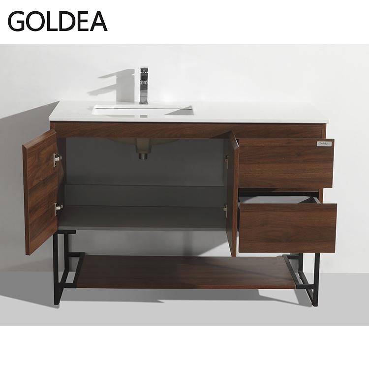 Wholesale 40 Inch Chinese Free Standing Bathroom Furniture Vanity Set