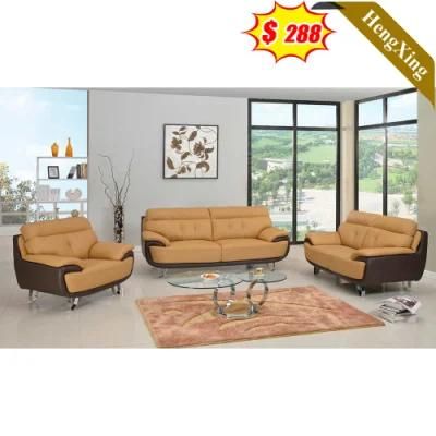 Classic Office Home Furniture Metal Legs Function Sofa Set Modern Living Room PU Leather Fabric 1+2+3 Seat Sofas
