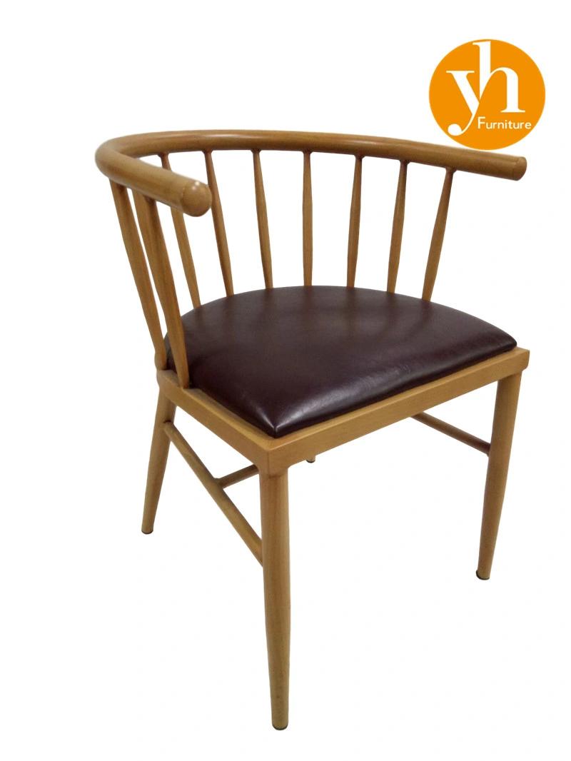 Hotel Banquet Party Furniture Retail Metal Wood Chair Living Room Dining Chairs