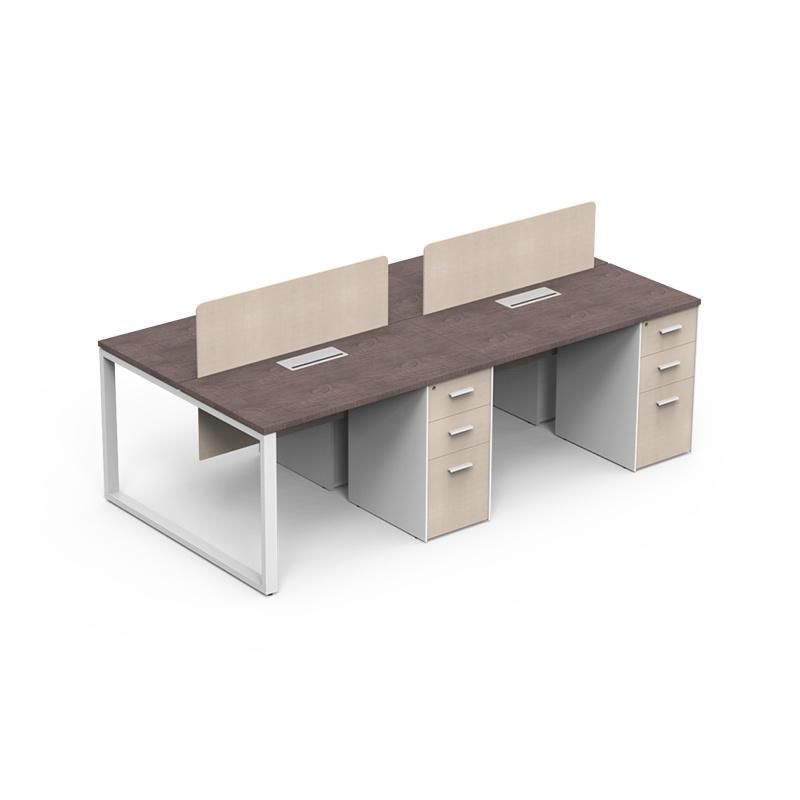 High Quality Modern Four Seat Workstations Office Desk Furniture