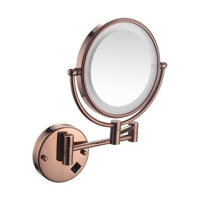 Kaiiy Boat Switch LED Cosmetic Mirror 2face Modern Bathroom Makeup Mirror for Wall Mounted Accessories
