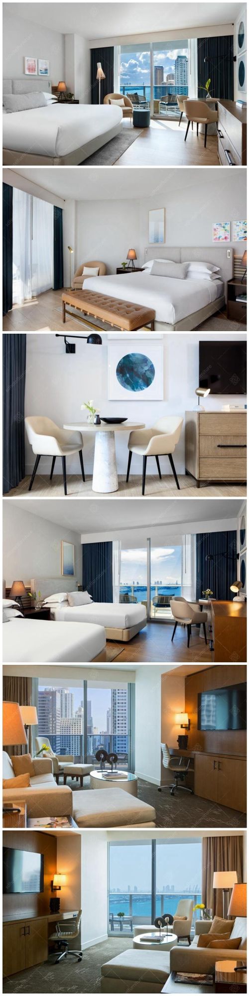 Modern European Style 5 Star Hotel Furniture Bedroom Furniture Sets
