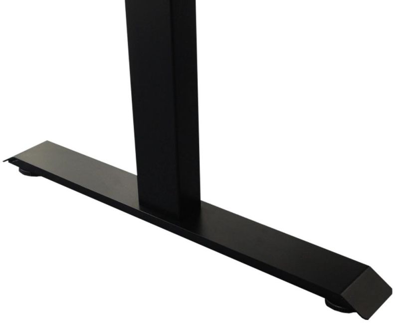 Manual Height Adjustable Black Color Table Frame Office Desk Ada