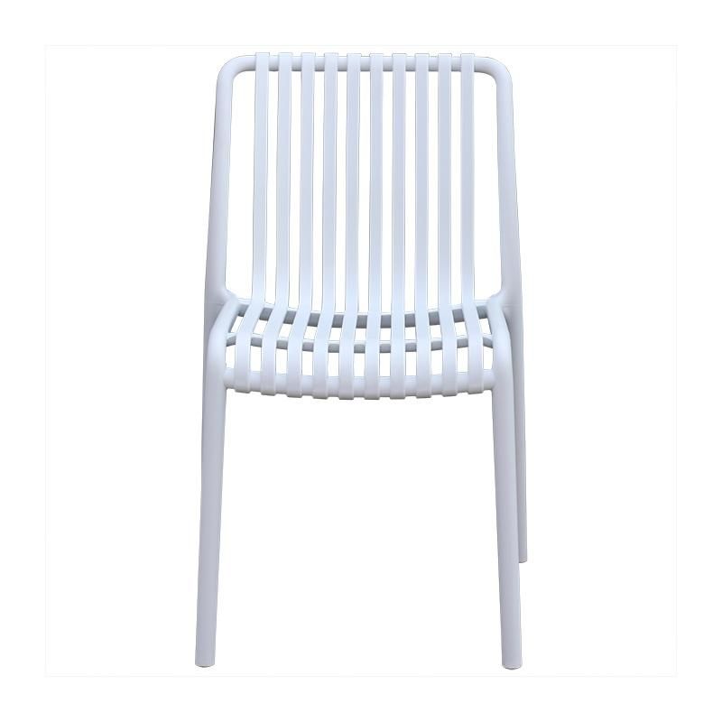 Wholesale Outdoor Furniture Modern Style Garden Furniture Provo Plastic Chair Eco-Friendly PP Armless Dining Chair