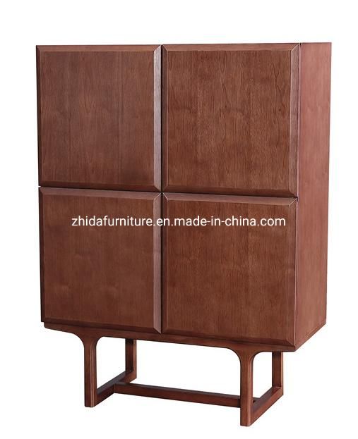 Square Shape Wooden Living Room Cabinet with Drawer