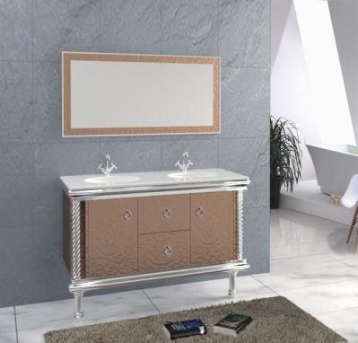 Stainless Steel 120cm Double Wall Mosaic Modern Home Bathroom Furniture