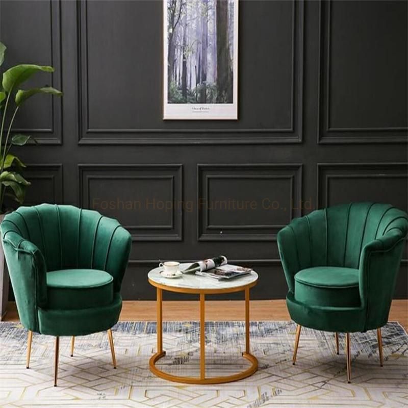 Modern Elegant Commercial PU Leather Cassette Golden Metal Sofa Hotel Chair Wooden Sex Sofa Chair Luxury China Factory Accent Chairs Furniture