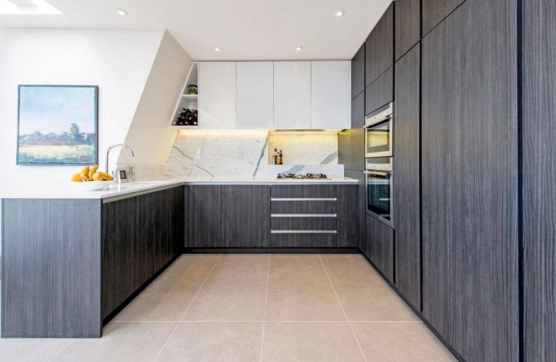 Home Furniture Products Customized Modern Melamine Finish Kitchen Cabinet