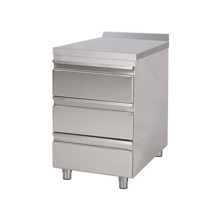 Customized Commercial Kitchen Steel Metal Drawer Cabinet