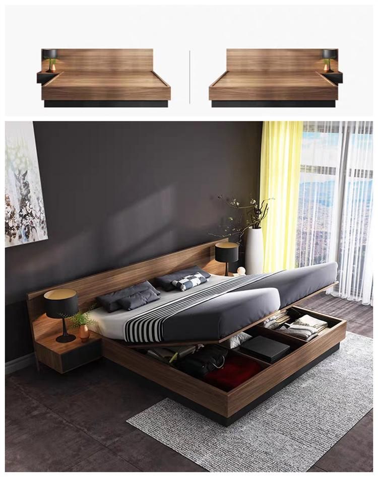 Fixed Customized Modern High Performance Home Furniture Bedroom Bed