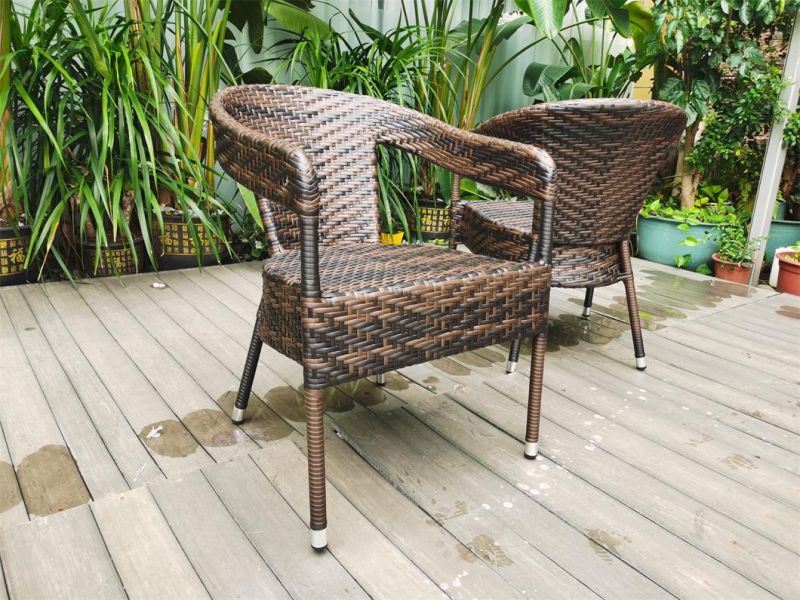 Modern Style Rattan Outdoor Patio Garden Outdoor Rattan Aluminum Furniture Chair