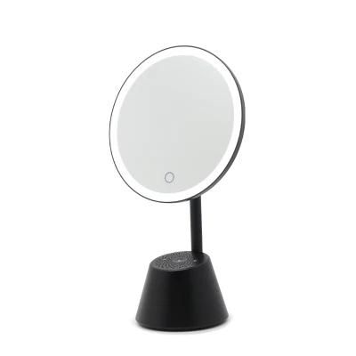 New Arrival Makeup Cosmetic LED Vanity Mirror with Bluetooth Speaker