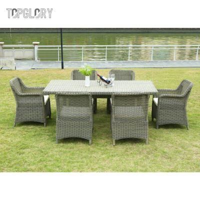 Newest Design Chinese Aluminium Outdoor Garden Hotel Resort Villa Home Patio PE Wicker Rattan Chair and Table