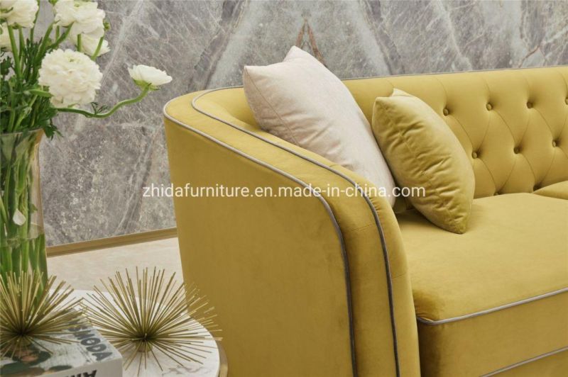 Comtemporary Muster Luxury Home Living Room Tufted Furniture Set Sofa