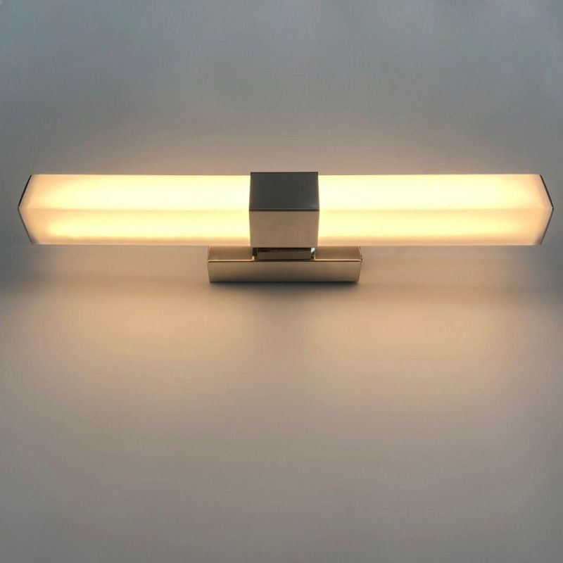 Mirror IP20 10W Modern Chrome Mirror Light Stainless Steel LED for Bedroom/Bathroom/Hotel Mirror Light