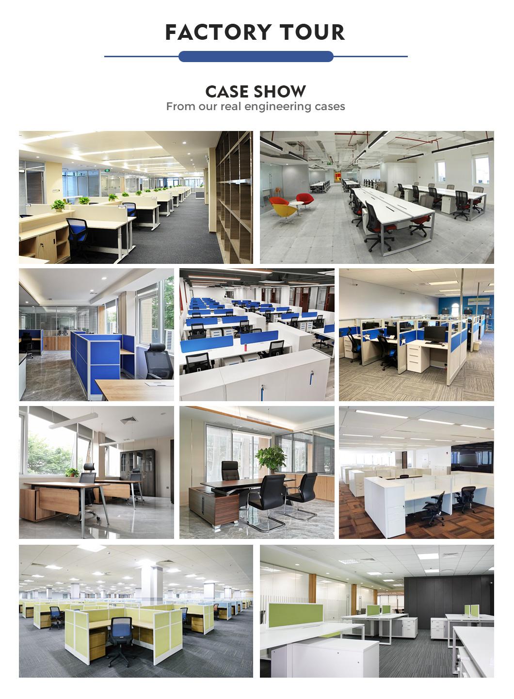 Foshan Manufacturer Modern Modular Office Furniture Cubicle Design 2 Person Workstation Desk for Office