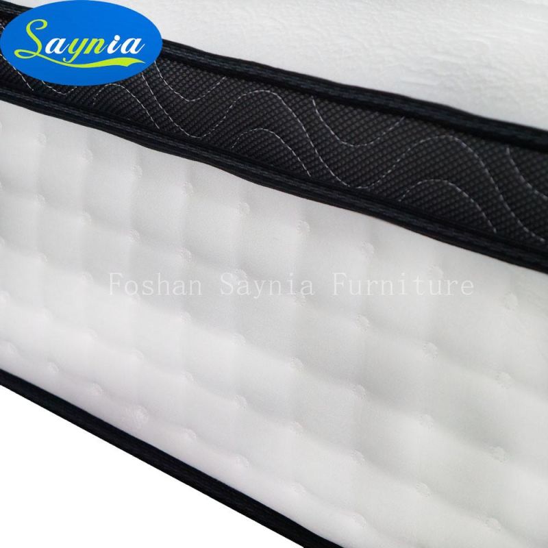 Customized Modern Home Bedroom Furniture Full Size King Size Foldable Roll Pocket Spring Mattress Comfortable Memory Foam Mattress