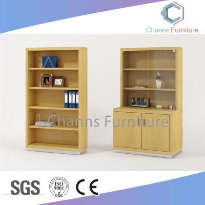 Modern Furniture Glass Door Bookcase, Wooden Office Cabinet (CAS-FC5405)