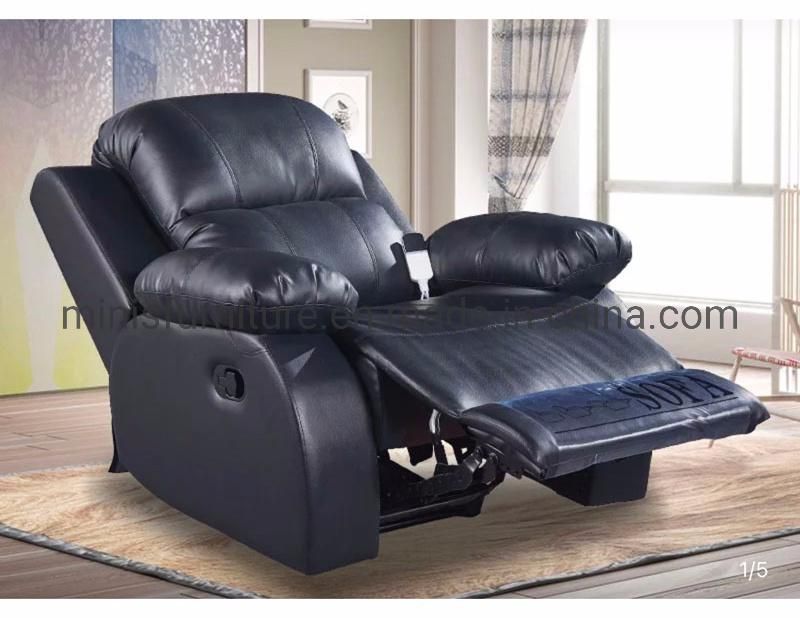 (MN-SF110) Modern Living Room Furniture Leather Electionic Function Recliner Sofa