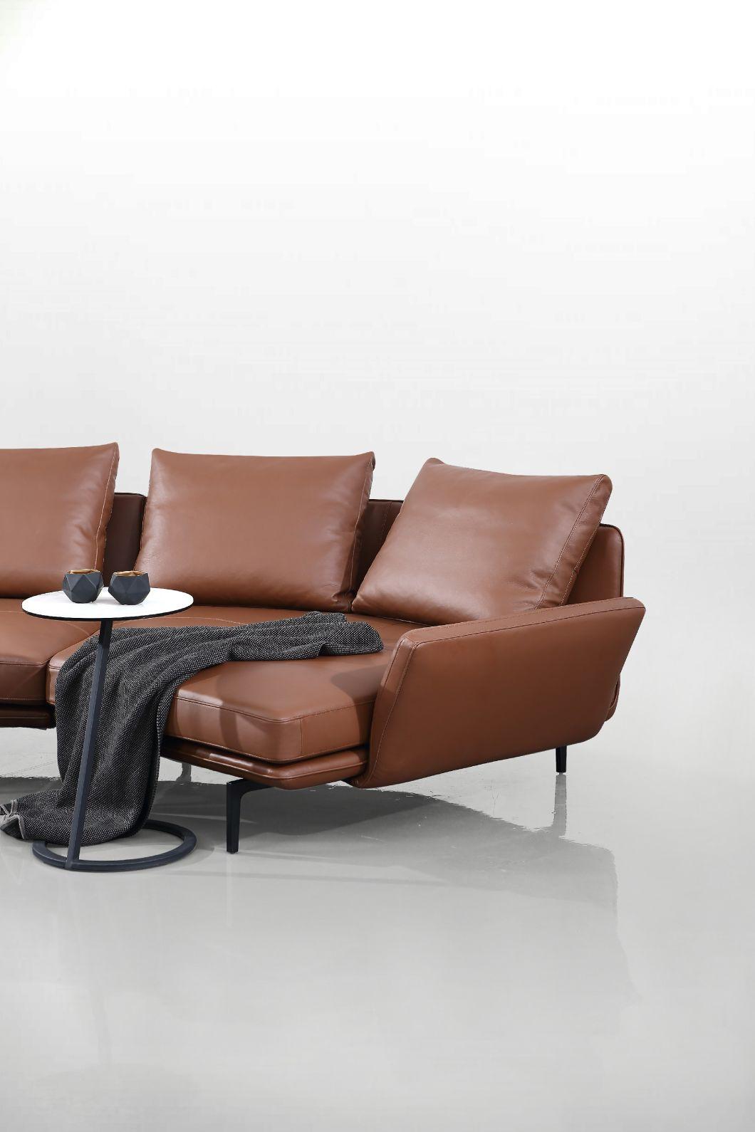 Home Furniture Set Livingroom Furniture Corner Sofa Leather Sofa GS9020