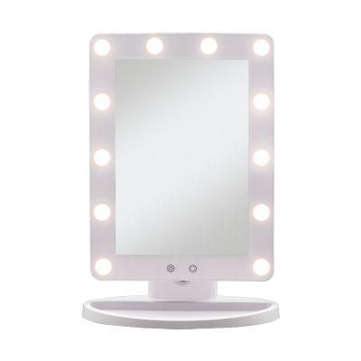 Table Vanity Mirrors for Fancy Makeup with 12PCS LED Bulbs