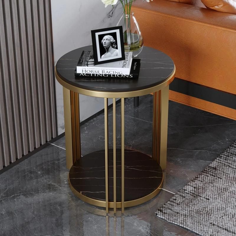 Hot Selling Furniture Stainless Steel Marble Coffee Table