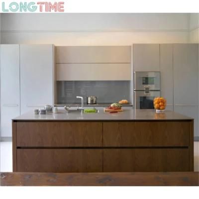Custom Design High Gloss Lacquer Modern Kitchen Cabinets with Island