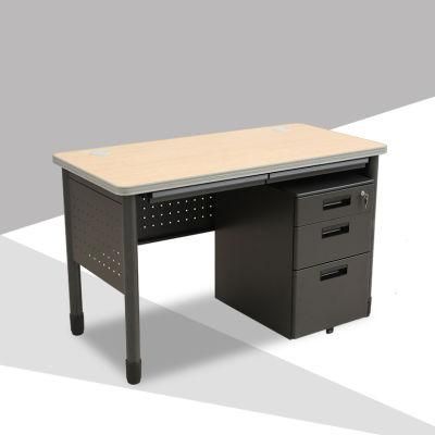 High Quality Metal Desk Officer Table with Decorative High-Pressure Laminate Top