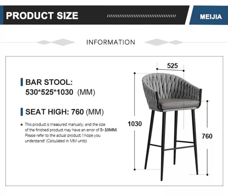American Style Indoor Bar Furniture High Chair Bar Stool Counter Stools