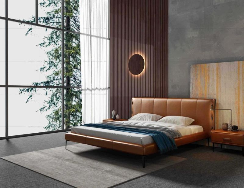 Modern Simple Design Bedroom/Villa Furniture  Bed  King Size