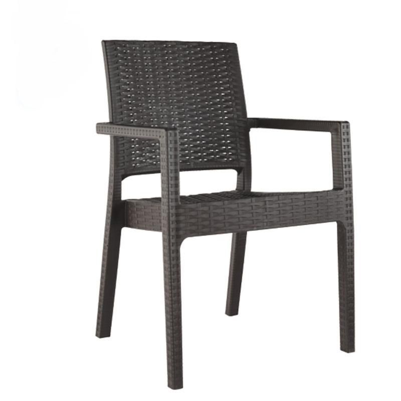 Restaurant Hollow Molded Restaurant Dining Plastic Chair for Coffee Shop Garden Decoration