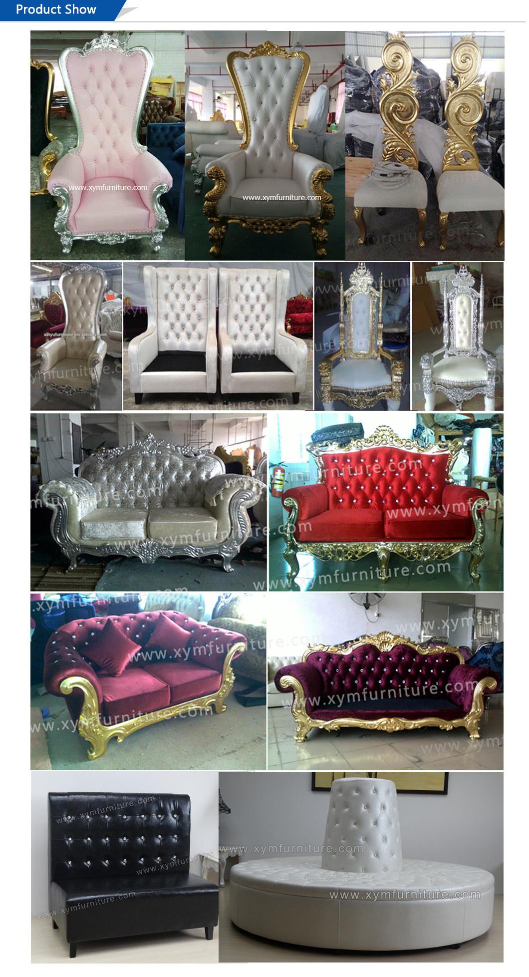 Factory Price Modern Wedding Party Event Throne Wedding Chair (Xym-H118)