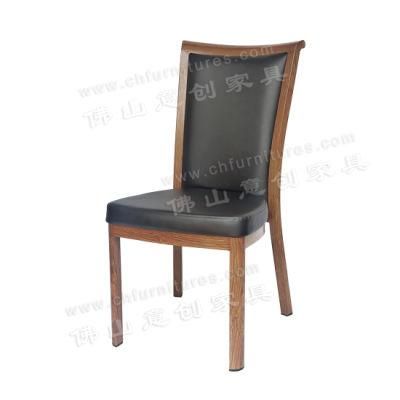 Nordic Wood Grain Household Light Luxury Soft Backrest Hotel Restaurant Dining Table and Chair