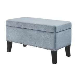 Modern Wooden Fabric Hotel Office Home Outdoor Living Room Kids Garden Dining Room Furniture Ottoman Storage Square Pouf Sofa Chair for Bedroom