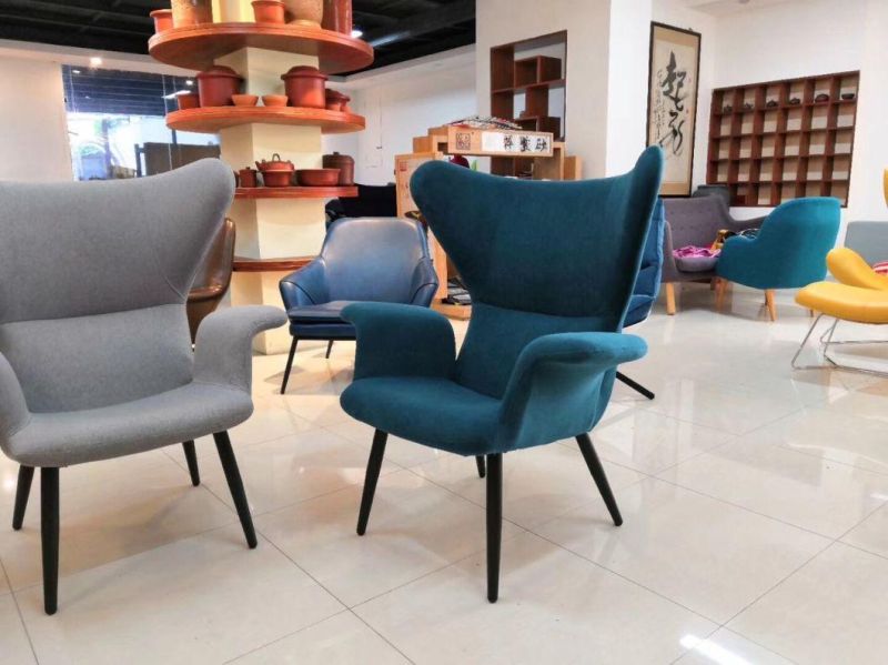Luxury Minimalist Modern Custom Design Fabric Velvet Leather Armchair Accent Leisure Chair Home Furniture Living Room Chairs