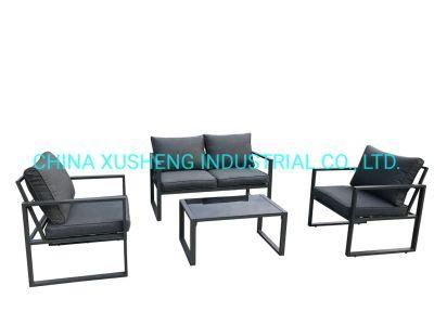 4PCS Kd modern Furniture Sofa Set with Table and Chair