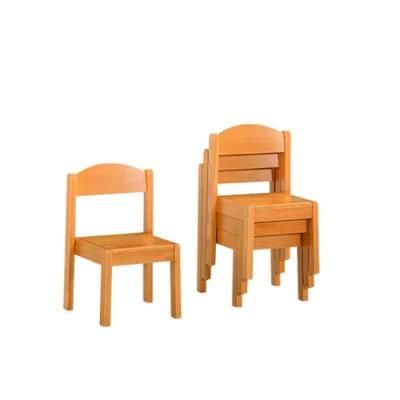 Modern Student Wooden Stack-Able Chair, Children Kindergarten Kids Chair, Nursery School Classroom Furniture Chair, Preschool Baby Chair