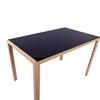 Wholesale Modern Home Living Room Kitchen Furniture MDF Glass Metal Steel Dining Table