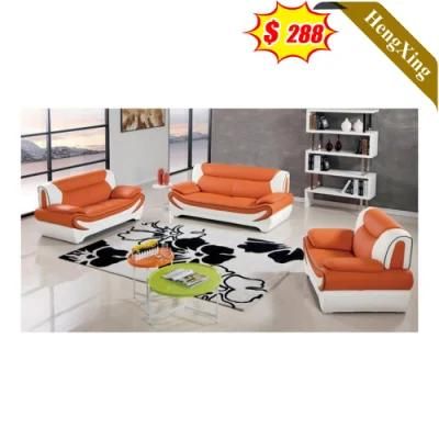 Classic Design Home Furniture Wooden Frame Sofa Set Office Living Room 1/2/3 Seat PU Leather Sofas