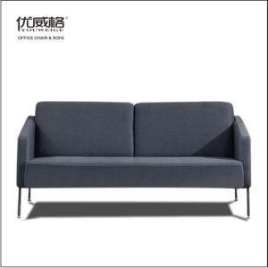 Fashion Simple Sofa for Modern Public Office Furniture with Iron Foot