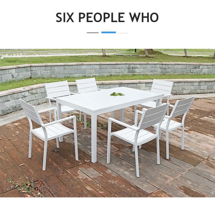 Hotel China Factory OEM Modern Outdoor Table Patio Dining Furniture