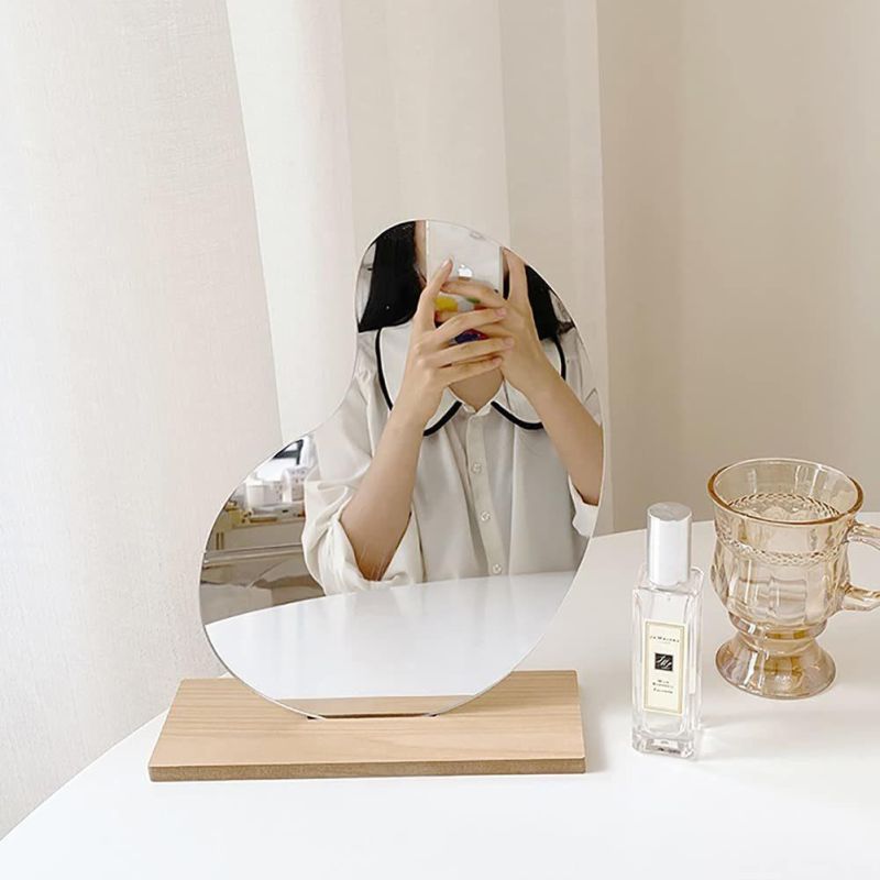 Decorative Unique Clear Bathroom Accessory Magical Mirorr New Design Terrazzo Mirror Manufacture