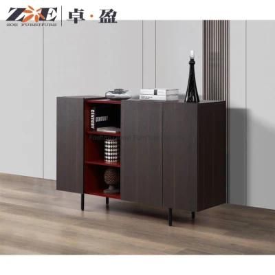Modern Design Storage Cabinet Two Door Multi Layer Small Side Cabinet MDF Sideboard Cabinet for Sale